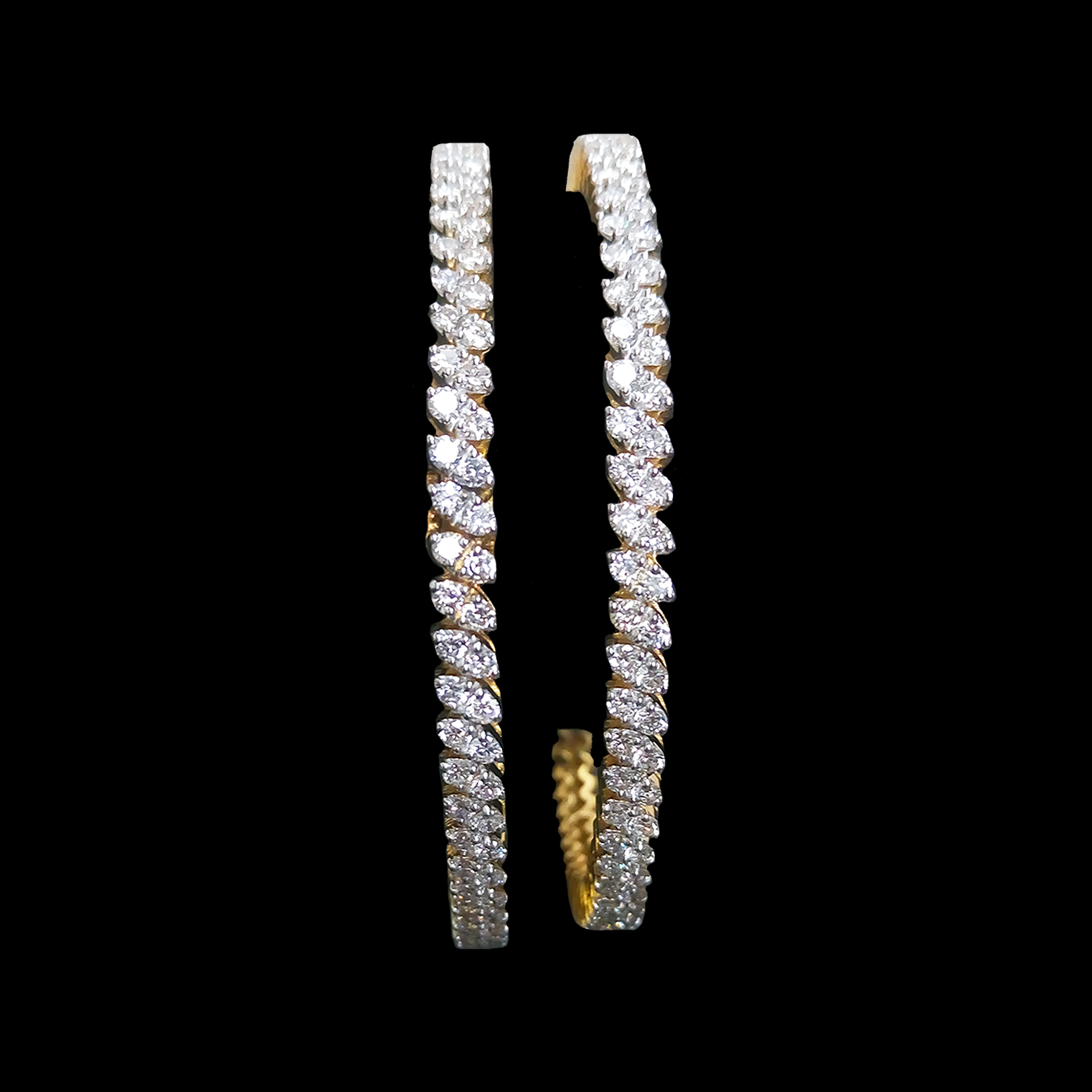 The Marquise Diamond Bangle