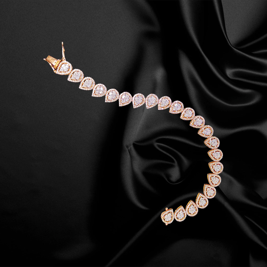 Fancy Drop Diamond Bracelet